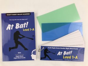 "At BAt" Level 1A Craft Right Brain Student Reader