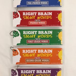 Right Brain 220 Dolch Sight Word Cards Package