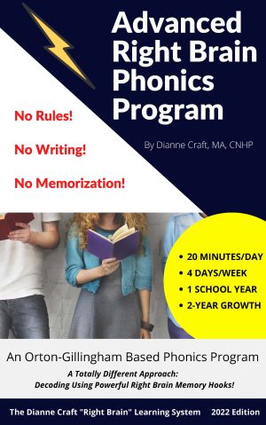 Advanced Right Brain Phonics Reading Book
