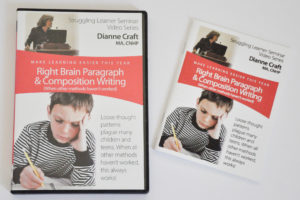 Right Brain Paragraph and Composition Writing DVD