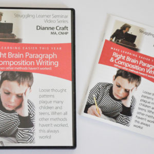 Right Brain Paragraph and Composition Writing DVD