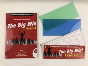 "The Big Win" Level 1B Craft Right Brain Student Reader